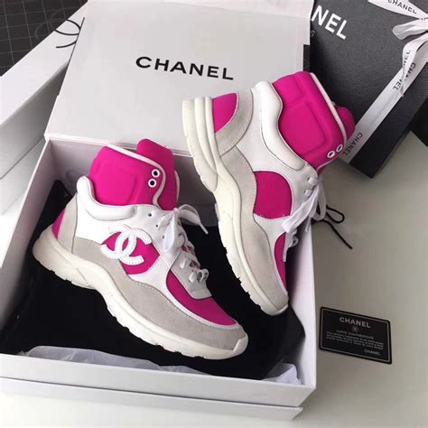 high top chanel sneakers|chanel sneakers female.